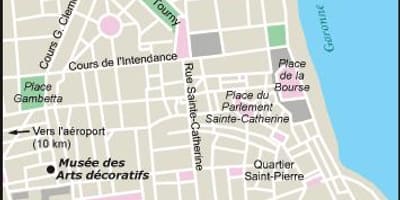 Mapa de Bordeus jardí