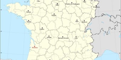 Bordeus municipis mapa
